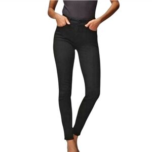 Johnny Was Black Skinny Mid Rise Jeans